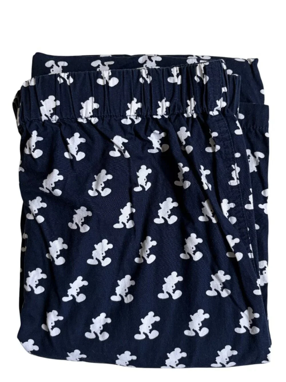 Disney Parks Men's Mickey Mouse Print Pajama Pants (Navy & White) - XXXL